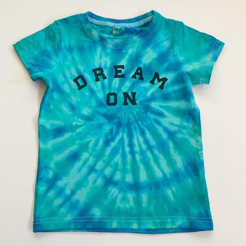 Sun dyed threads ooak dream on hand dyed T-shirt
